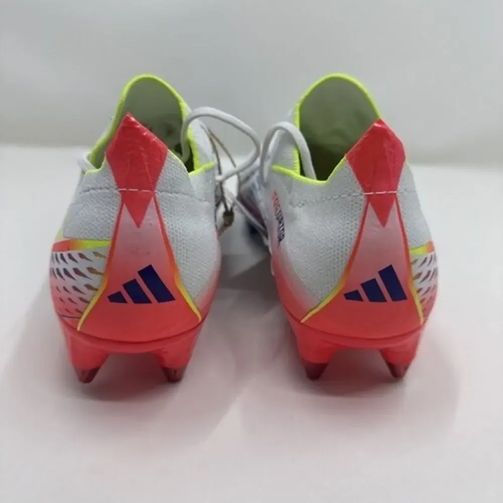 Adidas Mens Rare Predator Edge.1 L SG GW1014 White Soccer Men's 4.5
